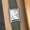 Molequin Military Green Saffiano Leather Watch Strap | Holben's