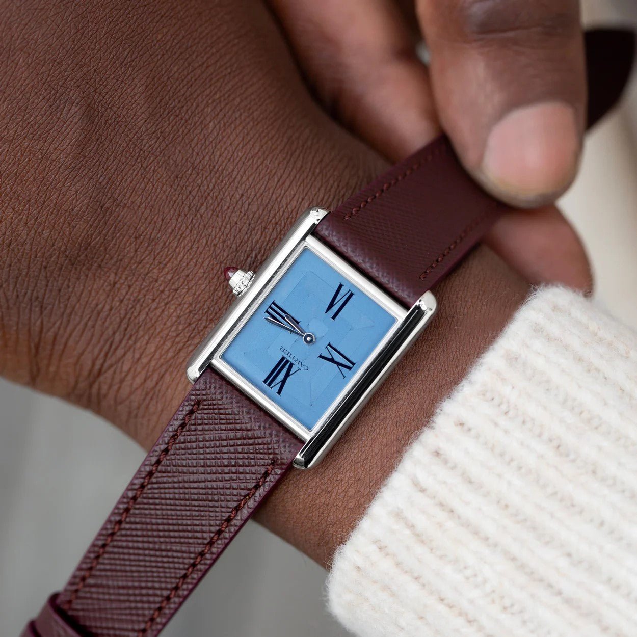 Molequin St. Emilion Saffiano Leather Watch Strap | Holben's