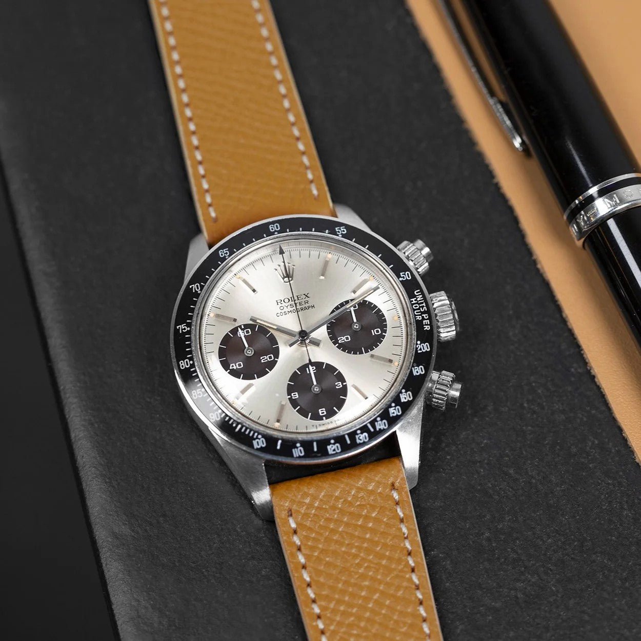 Molequin Whiskey Two Tone Leather Watch Strap | Holben's