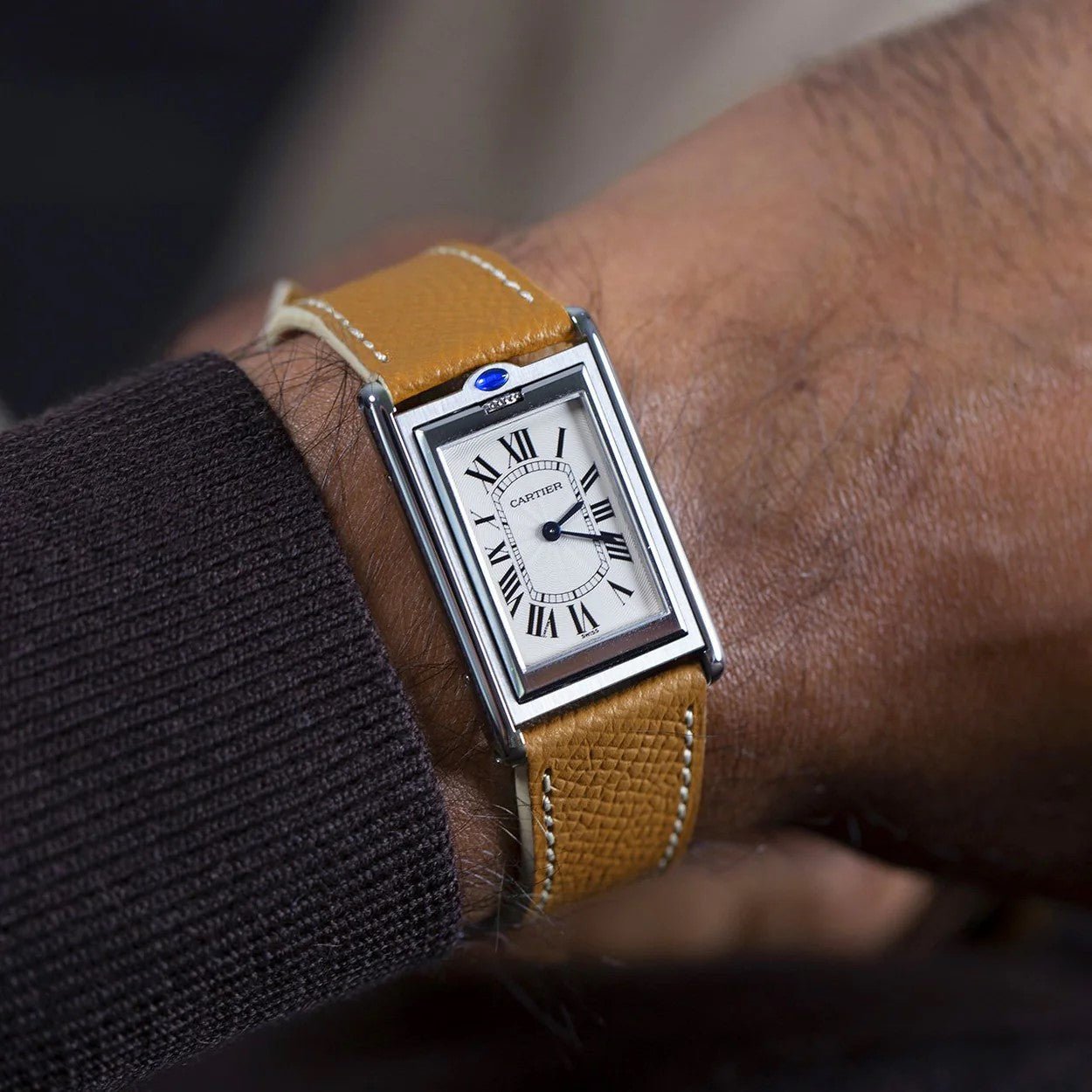 Molequin Whiskey Two Tone Leather Watch Strap | Holben's