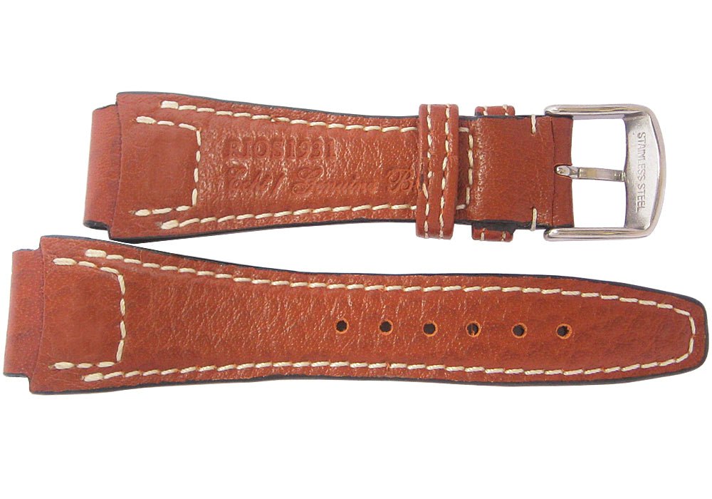 RIOS1931 Nature Buffalo Leather Watch Strap Cognac-Holben's