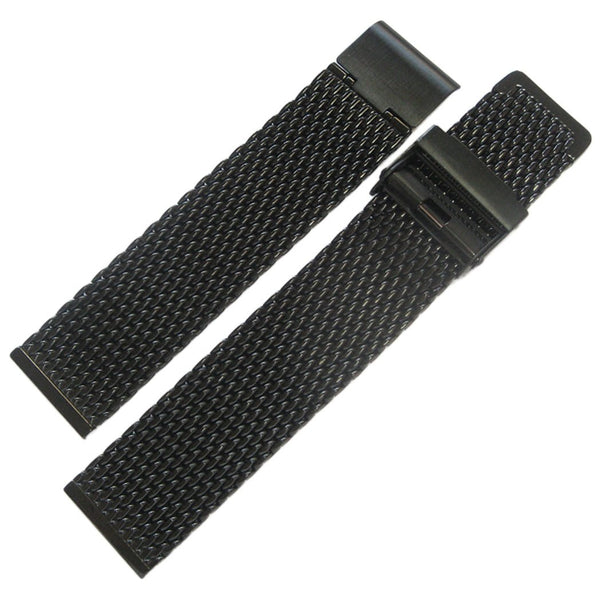 Staib 2906 SOC Black Stainless Steel Milanese Mesh Watch Bracelet | Holben's
