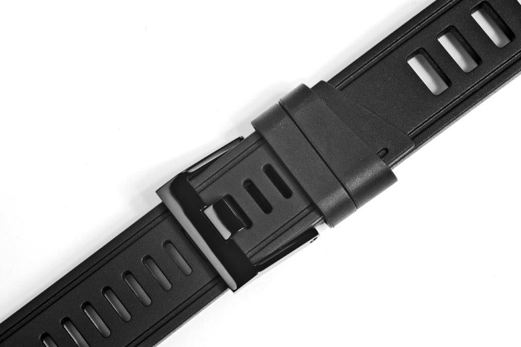 ISOfrane Black Rubber Watch Strap | Holben's