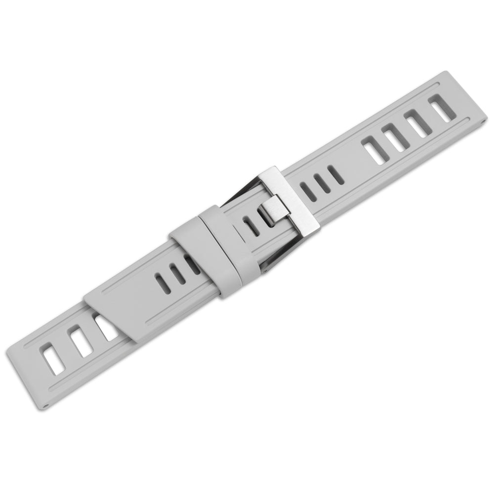 ISOfrane Light Grey Rubber Watch Strap | Holben's