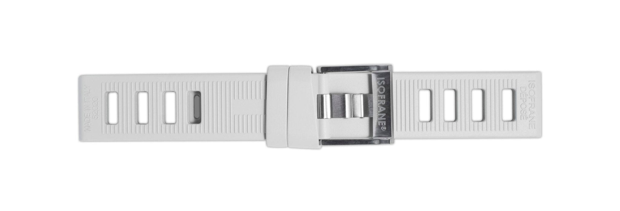 ISOfrane Light Grey Rubber Watch Strap | Holben's