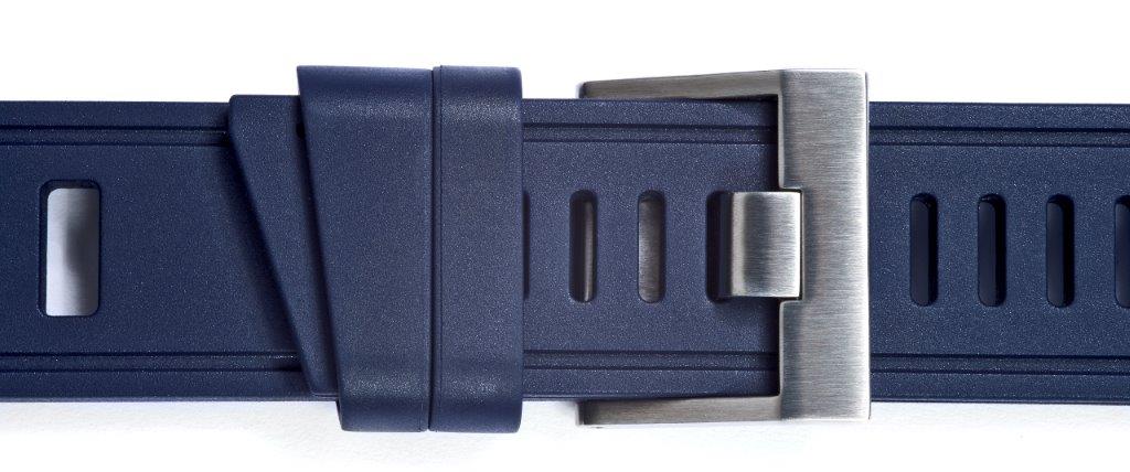 ISOfrane Navy Blue Rubber Watch Strap | Holben's