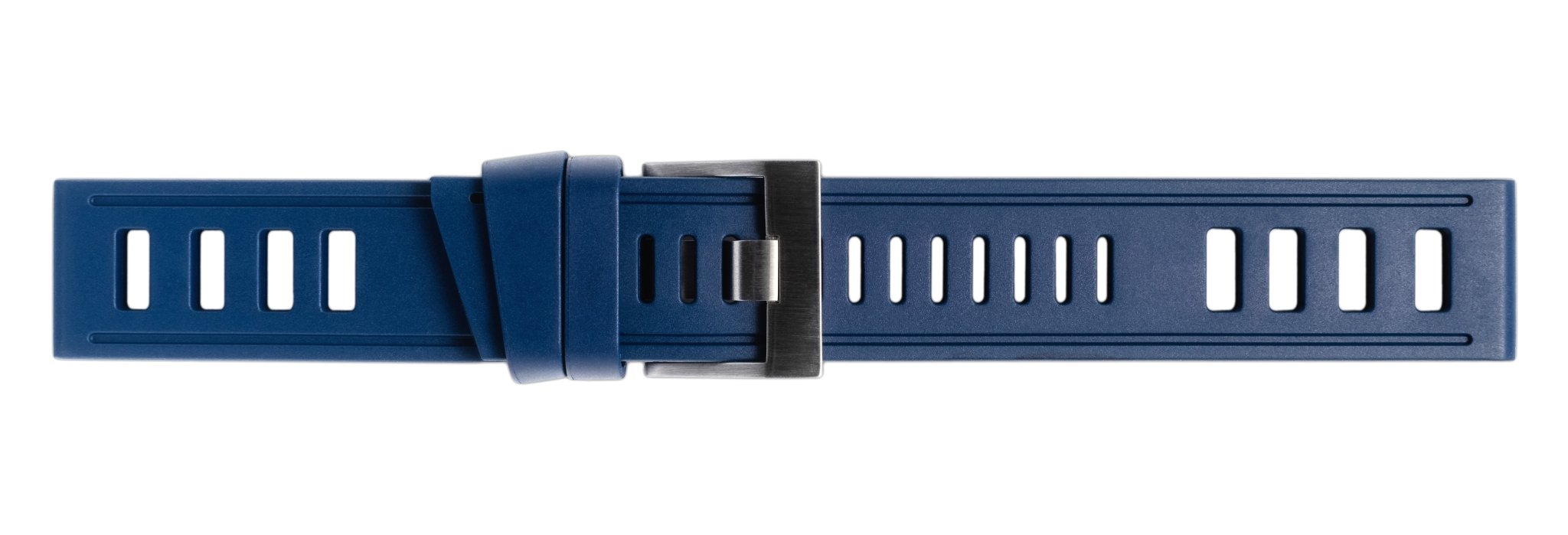 ISOfrane Navy Blue Rubber Watch Strap | Holben's