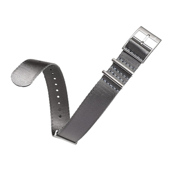 Synchron Seatbelt NATO Grey Nylon Watch Strap | Holben's