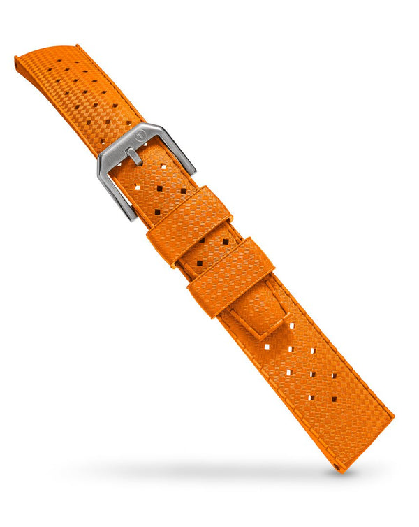 TROPIC Orange Rubber Watch Strap | Holben's