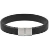 Bonetto Cinturini BON 5 Black Rubber Bracelet - Holben's