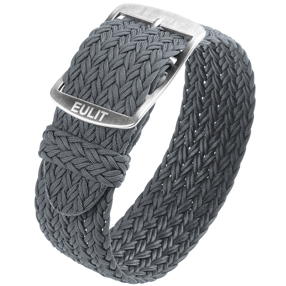 EULIT Perlon Atlantic Grey Watch Strap - Holben's