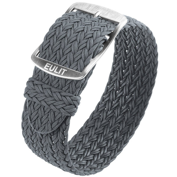 EULIT Perlon Atlantic Grey Watch Strap - Holben's
