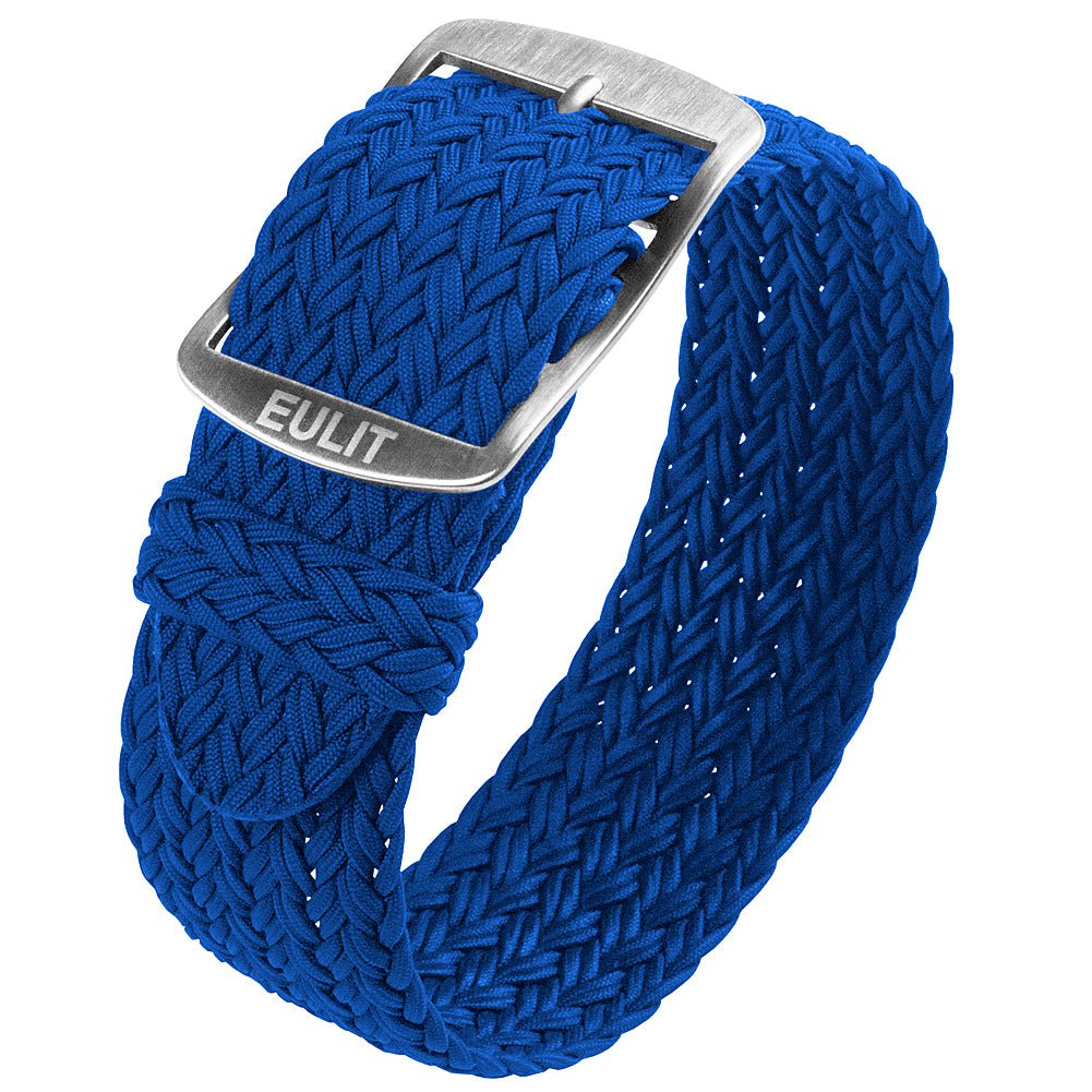 EULIT Perlon Atlantic Royal Blue Watch Strap - Holben's