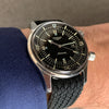 EULIT Perlon Atlantic Black Watch Strap - Holben's