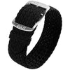 EULIT Perlon Atlantic Black Watch Strap - Holben's
