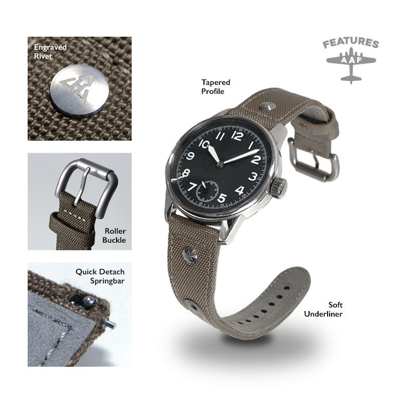 Haveston Service Series AAF Earth-613 Watch Strap | Holben's