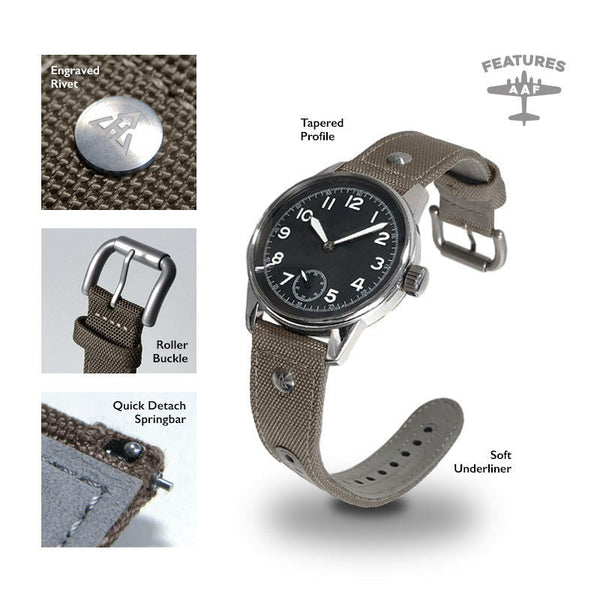 Haveston Service Series AAF Earth-613 Watch Strap | Holben's