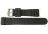 Bonetto Cinturini 284 Black Rubber Watch Strap - Holben's Fine Watch Bands
