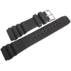 Bonetto Cinturini 285 Black Rubber Watch Strap - Holben's