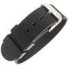 Bonetto Cinturini 298 Black Rubber Watch Strap - Holben's