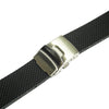 Bonetto Cinturini 300D Black Rubber Watch Strap - Holben's
