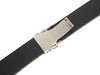 Bonetto Cinturini 300D Black Rubber Watch Strap - Holben's Fine Watch Bands