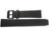 Bonetto Cinturini 302 Black Rubber Watch Strap - Holben's Fine Watch Bands