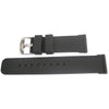 Bonetto Cinturini 317 Black Rubber Watch Strap - Holben's
