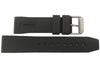 Bonetto Cinturini 324 Black Rubber Watch Strap - Holben's