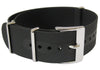 Bonetto Cinturini 328 Black Rubber NATO Watch Strap - Holben's