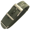 Bonetto Cinturini 328 Green N Rubber NATO Watch Strap - Holben's