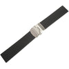 Bonetto Cinturini 400 GT Black Rubber Watch Strap - Holben's