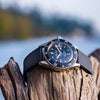Bonetto Cinturini 300D Black Rubber Watch Strap - Holben's