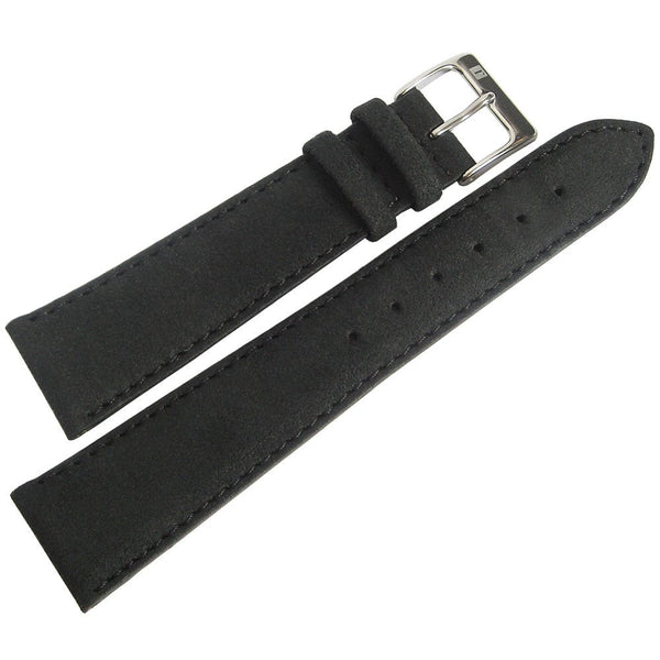 ColaReb EcoSuede Black Vegan Watch Strap - Holben's