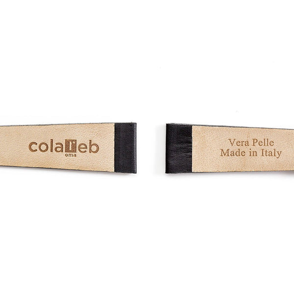 ColaReb Essential Black Leather Watch Strap - Holben's