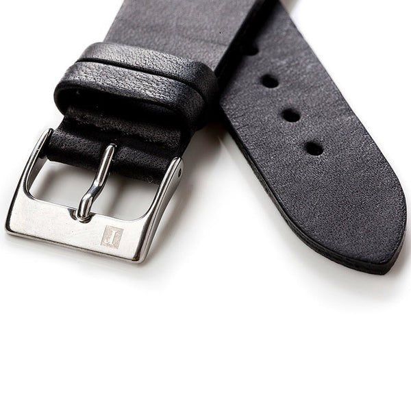 ColaReb Essential Black Leather Watch Strap - Holben's