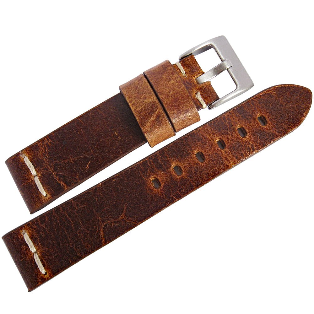 ColaReb Roma Brown Leather Watch Strap - Holben's