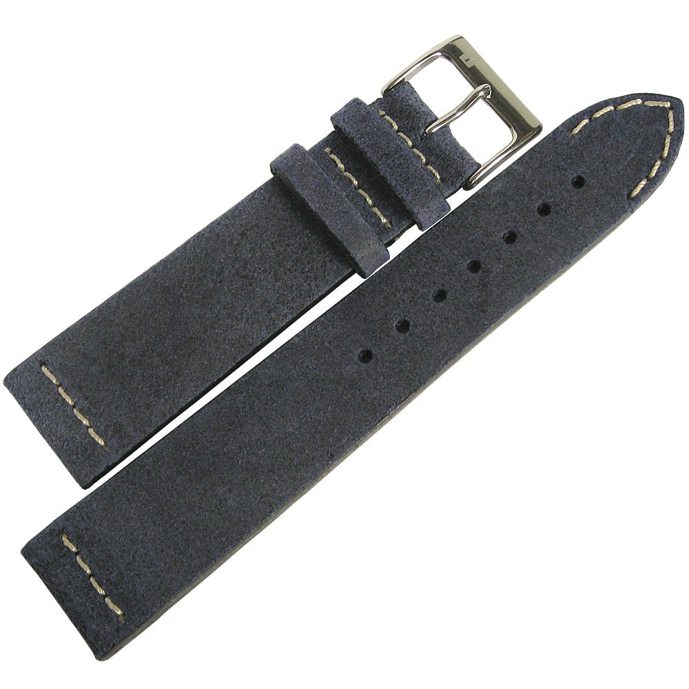 ColaReb Spoleto Blue Leather Watch Strap - Holben's