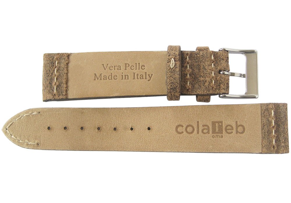 ColaReb Spoleto Swamp Leather Watch Strap-Holben's