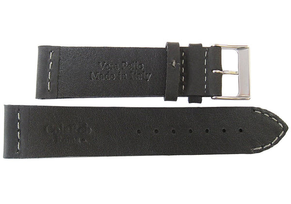 ColaReb Venezia Black Leather Watch Strap | Holben's