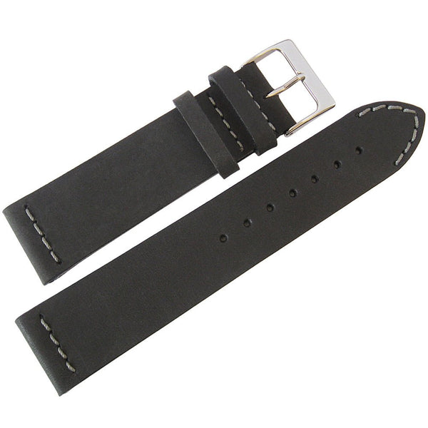 ColaReb Venezia Black Leather Watch Strap | Holben's