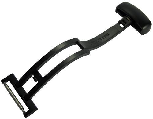 Flip Lock Deployant Clasp Black PVD - Holben's
