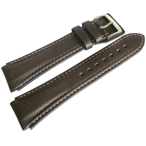 Di-Modell Pilot Leather Watch Strap Brown-Holben's