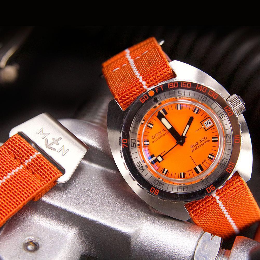 Erika's Originals Orange White MN Watch Strap - Holben's