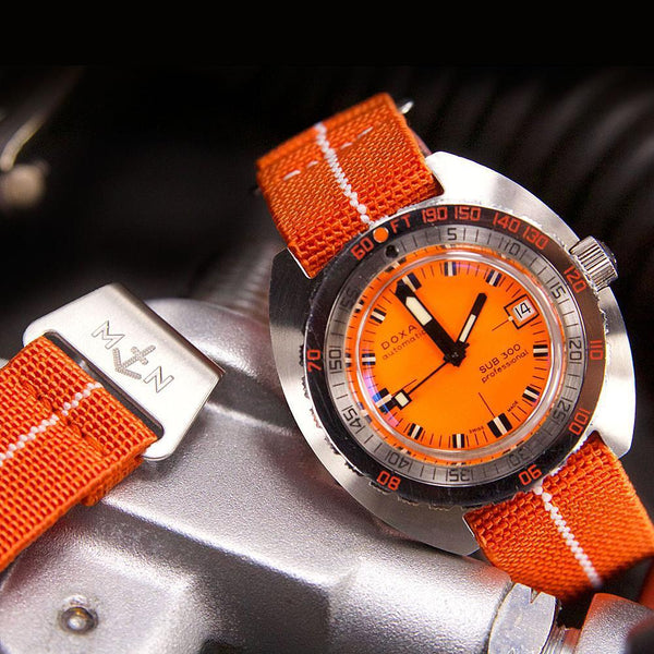 Erika's Originals Orange White MN Watch Strap - Holben's