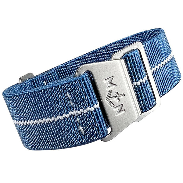 Erika's Originals Denim White MN Watch Strap for Fixed Lugs | Holben's