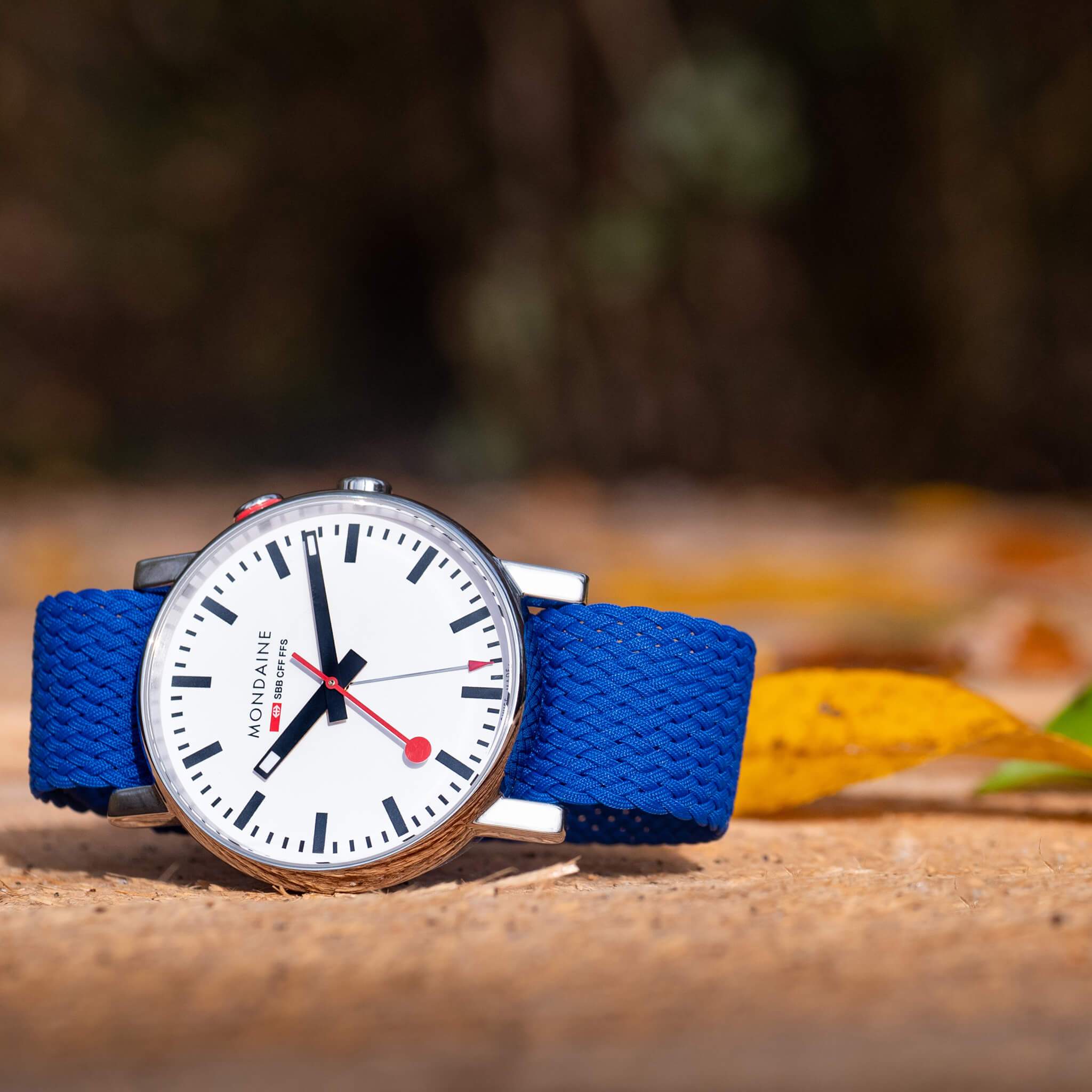 EULIT Perlon Panama Royal Blue Watch Strap - Holben's