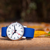 EULIT Perlon Panama Royal Blue Watch Strap - Holben's