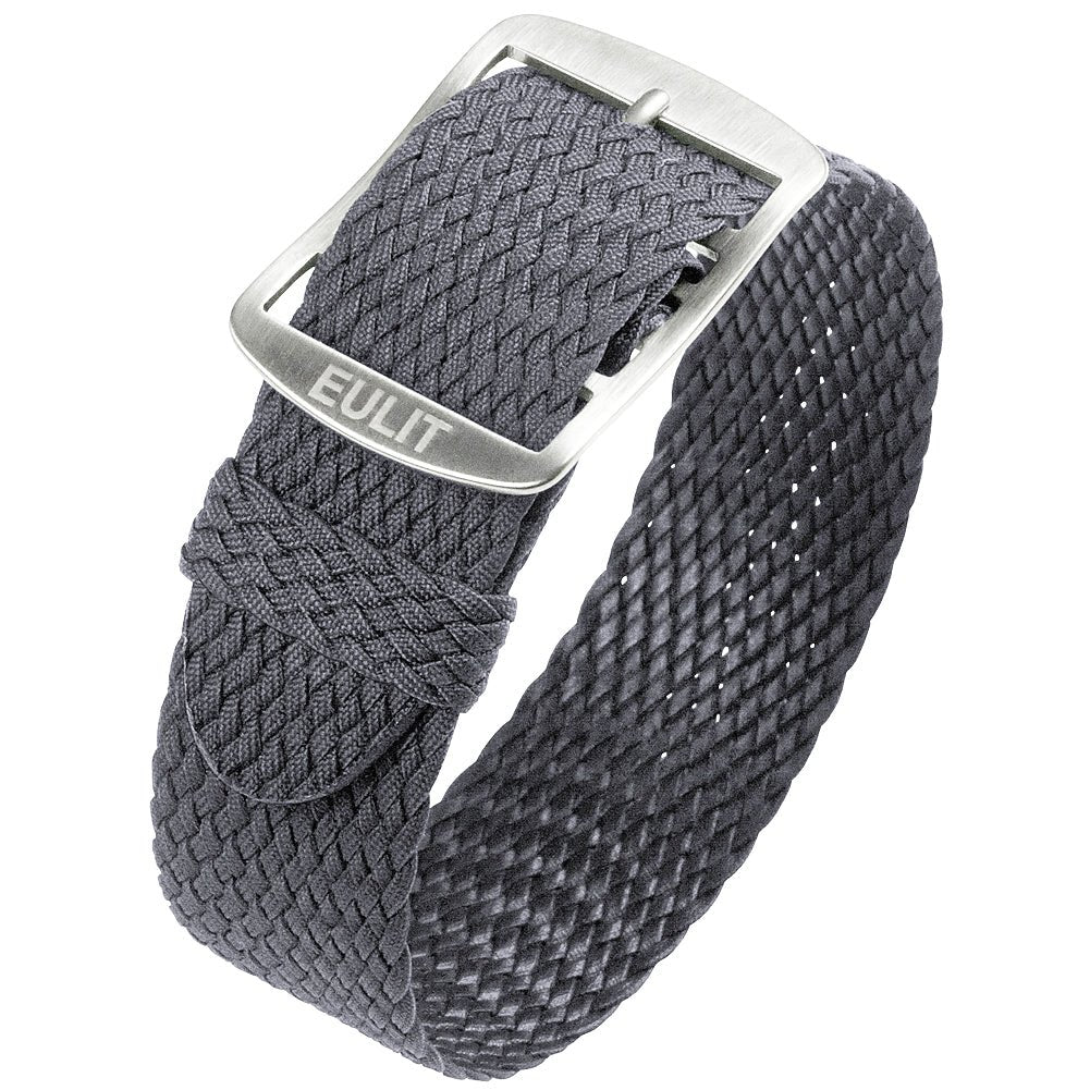EULIT Perlon Baltic Grey Watch Strap - Holben's