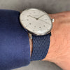 EULIT Perlon Baltic Navy Blue Watch Strap - Holben's